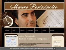 Tablet Screenshot of mauroperissinotto.com